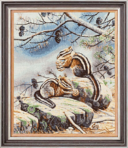 Вышивка З-057 Бурундуки Вышивка З-057 Бурундуки