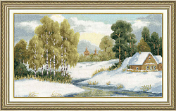 Вышивка ВМ-025 Ранний снег Вышивка ВМ-025 Ранний снег