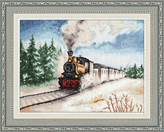 Вышивка ДЛ-038 Зимний экспресс Вышивка ДЛ-038 Зимний экспресс