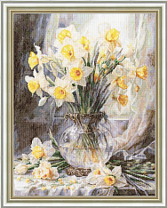 Вышивка ЛЦ-087 Нежность нарциссов Вышивка ЛЦ-087 Нежность нарциссов