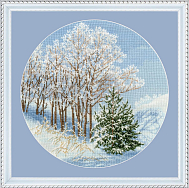 Вышивка ВМ-048 Серебро на ветвях Вышивка ВМ-048 Серебро на ветвях